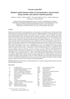 Blended tropical almond residue for fuel production: characteristics, energy benefits, and emission reduction potential