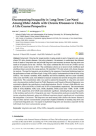 Decomposing inequality in long-term care need among older adults with chronic diseases in China : a life course perspective