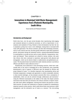 Innovations in Municipal Solid Waste Management: Experiences from eThekwini Municipality, South Africa