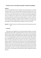 Precursors of trust in virtual health communities : a hierarchical investigation