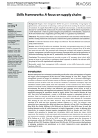 Skills frameworks : a focus on supply chains