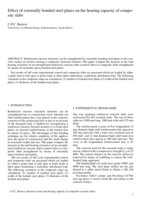 Effect of externally bonded steel plates on the bearing capacity of compo-site slabs