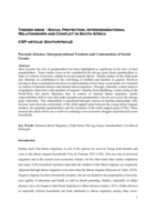 Parental absence : intergenerational tensions and contestations of social grants