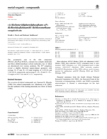 cis-Bis(benzyldiphenylphosphane-kP)- dichloridoplatinum(II) dichloromethane sesquisolvate