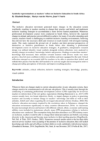 Symbolic representations as teachers’ reflect on Inclusive Education in South Africa