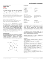 (Acetylacetonato-j2O,O0)carbonyl[tris(4- chlorophenyl)phosphane-jP]rhodium(I)