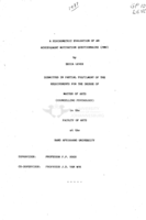 A psychometric evaluation of an achievement motivation questionnaire (PMV)