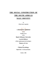 The social construction of the South African male identity