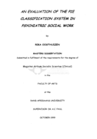 An evaluation of the PIE classification system in psychiatric social work
