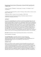 Preparation and characterization of polypropylene carbonate bio-filler (eggshell powder) composite films