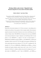 Moringa oleifera seeds extracts/magnetite based bionanocomposites for hexavalent chromium uptake