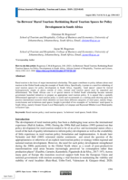 ‘In-Between’ Rural Tourism: Rethinking Rural Tourism Spaces for Policy  Development in South Africa
