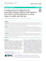 A study protocol to determine the association between lifetime lead exposure and violent criminal behaviour in young males in conflict with the law