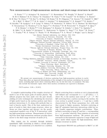 New measurements of high-momentum nucleons and short-range structures in nuclei