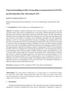 Numerical modeling of effect of annealing on nanostructured CuO/TiO2 pn heterojunction solar cells using SCAPS