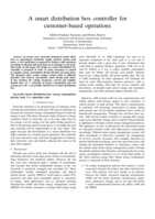 A smart distribution box controller for customer-based operations