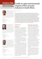 Cradle-to-gate environmental impacts of the concrete industry in South Africa