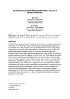 Do higher education entrance exams predict success in Engineering study?