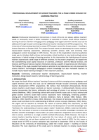 Professional development of science teachers:the A-team hybrid ecology of learning practice