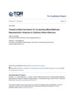 Toward a meta-framework for conducting mixed methods representation analyses to optimize meta-inferences