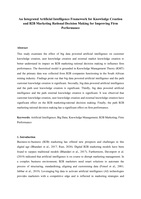 An integrated artificial intelligence framework for knowledge creation and B2B marketing rational decision making for improving firm performance