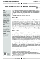 From the earth of Africa : Q research in South Africa