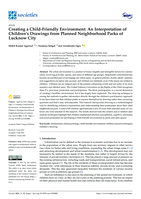 Creating a child-friendly environment : an interpretation of children’s drawings from planned neighborhood parks of Lucknow City