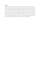 “We Need to Understand the Whole Story”: A Discursive Analysis of the Responses of Informal Support Networks to Help Seeking by Women Experiencing Abuse from Men in a Small South African Town