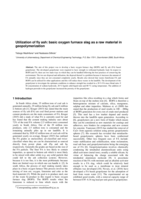 Utilization of fly ash: basic oxygen furnace slag as a raw material in geopolymerization