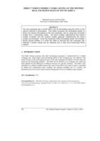Direct versus indirect forecasting of the defined real exchange rate of South Africa