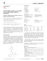 (2R,3S)-Methyl 2-hydroxy-3-(4-methylbenzenesulfonamido)- 3-phenylpropanoate