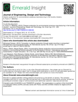 Cleaner production for environmental conscious manufacturing in the foundry industry