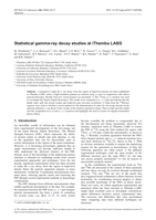 Statistical gamma-ray decay studies at iThemba LABS