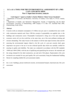 Life cycle inventory analysis of a precast reinforced concrete shed for goods storage
