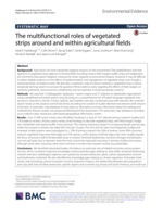 The multifunctional roles of vegetated strips around and within agricultural fields