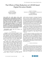 The effects of data reduction on LiDAR-based digital elevation models
