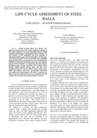 Life cycle assessment of steel balls