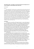 The Marikana strike: the origins of a living wage demand and changing forms of worker struggles in Lonmin platinum mine, South Africa