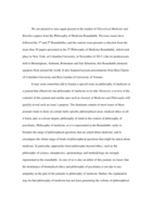Beyond bioethics : the 5th International Philosophy of Medicine Roundtable