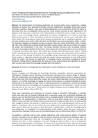 A Users’ Perspective On Implementing SharePoint for knowledge‐sharing and collaboration in retail