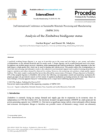 Analysis of the Zimbabwe biodigester status