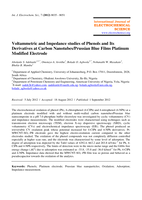 Voltammetric and impedance studies of phenols and Its derivatives at carbon nanotubes/Prussian bluefilms platinum modified electrode