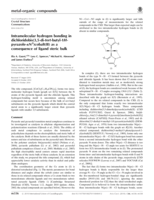 Intramolecular hydrogen bonding in dichloridobis(3,5-di-tert-butyl-1Hpyrazole-kN²)cobalt(II)  as a consequence of ligand steric bulk