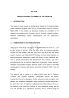 The implementation of an institutional support team in a rural primary school in KwaZulu-Natal.