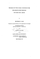 The role of the family system in the rehabilitation process of substance abuse