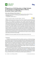 Perspectives of GIS education in High Schools : an Evaluation of uMgungundlovu District, KwaZulu-Natal, South Africa