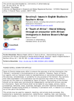 A touch of Africa : liberal bildung through an encounter with African immigrants in Andrew Brown's Refuge