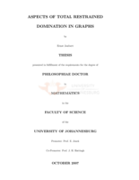 Aspects of total restrained domination in graphs