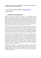 Performance based on incentives in humanitarian logistics and supply chains in South Africa