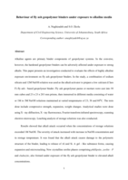 Behaviour of fly ash geopolymer binders under exposure to alkaline media